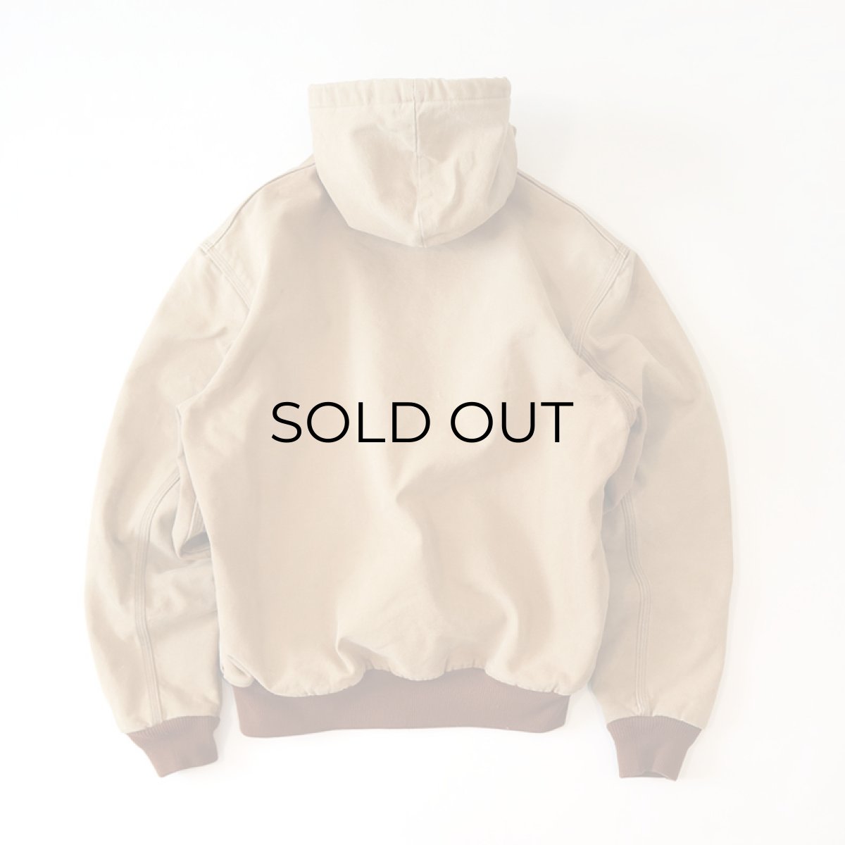 画像3: Carhartt "ACTIVE JACKET" COTTON DUCK THERMAL LINING ZIP HOODED WORK BLOUSON "MADE IN USA" (3)