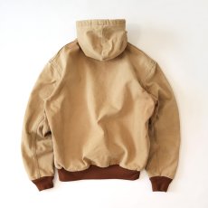 画像3: Carhartt "ACTIVE JACKET" COTTON DUCK THERMAL LINING ZIP HOODED WORK BLOUSON "MADE IN USA" (3)