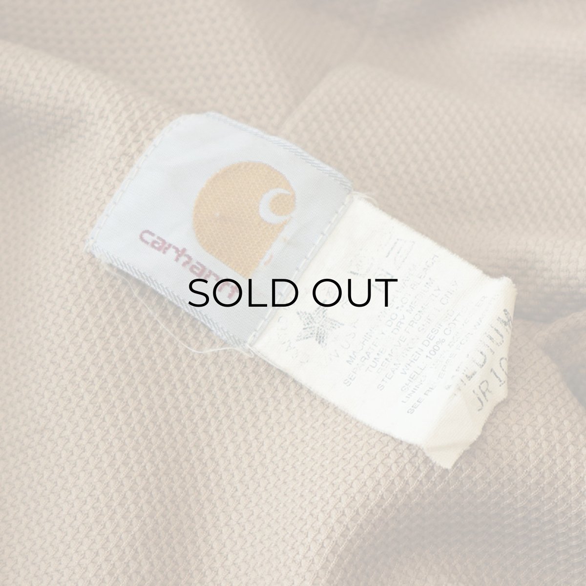 画像9: Carhartt "ACTIVE JACKET" COTTON DUCK THERMAL LINING ZIP HOODED WORK BLOUSON "MADE IN USA" (9)