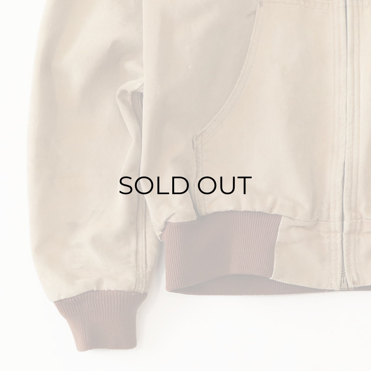 画像6: Carhartt "ACTIVE JACKET" COTTON DUCK THERMAL LINING ZIP HOODED WORK BLOUSON "MADE IN USA" (6)