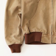 画像6: Carhartt "ACTIVE JACKET" COTTON DUCK THERMAL LINING ZIP HOODED WORK BLOUSON "MADE IN USA" (6)