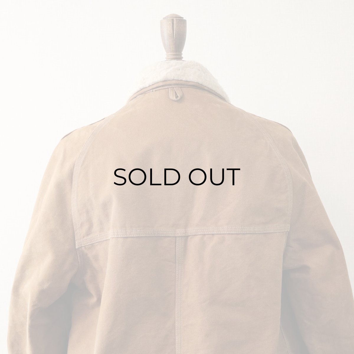 画像7: 〜70's UNKNOWN BRAND COTTON DUCK BOA LINING RANCH COAT (7)