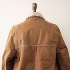 画像7: 〜70's UNKNOWN BRAND COTTON DUCK BOA LINING RANCH COAT (7)