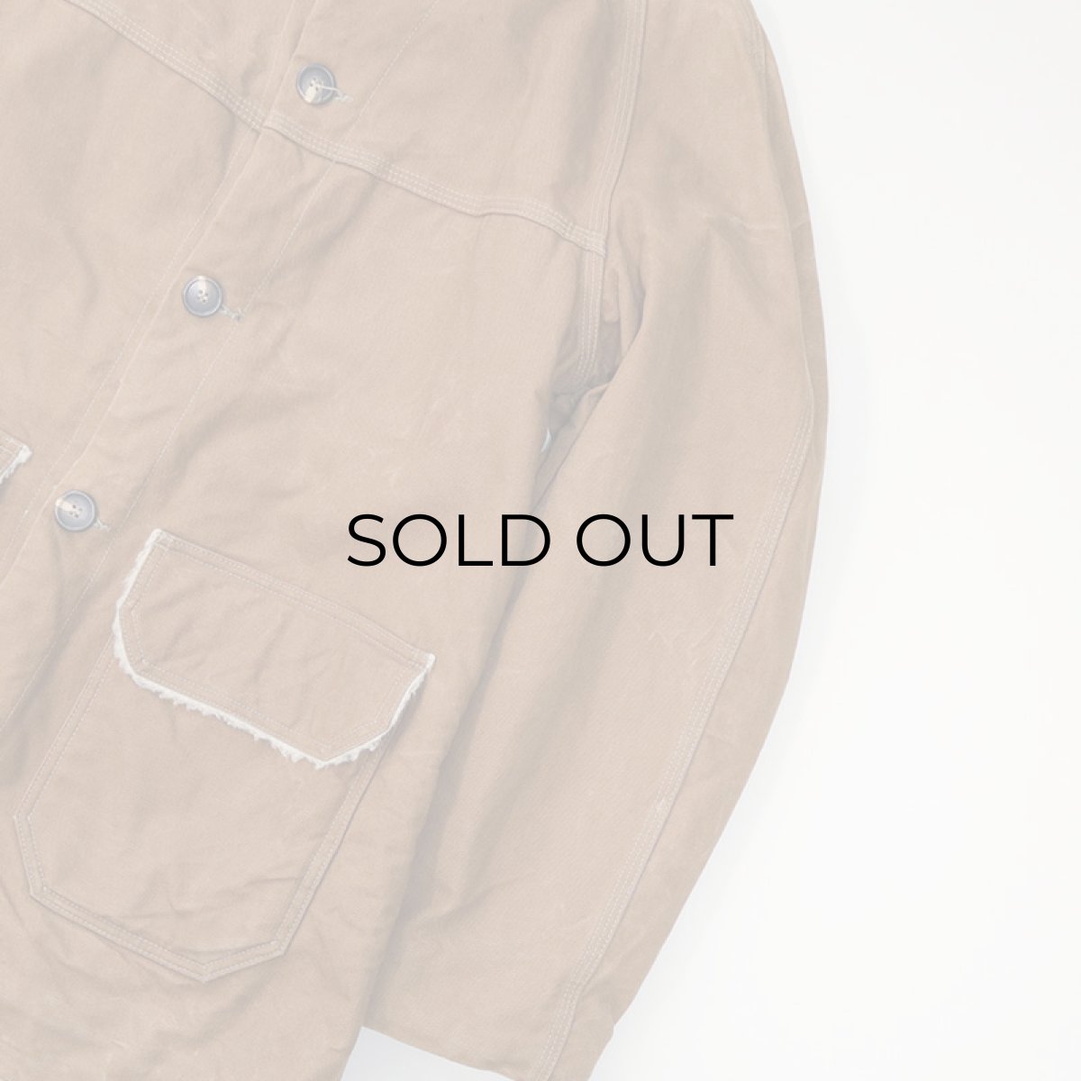 画像9: 〜70's UNKNOWN BRAND COTTON DUCK BOA LINING RANCH COAT (9)