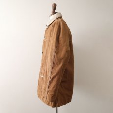 画像2: 〜70's UNKNOWN BRAND COTTON DUCK BOA LINING RANCH COAT (2)