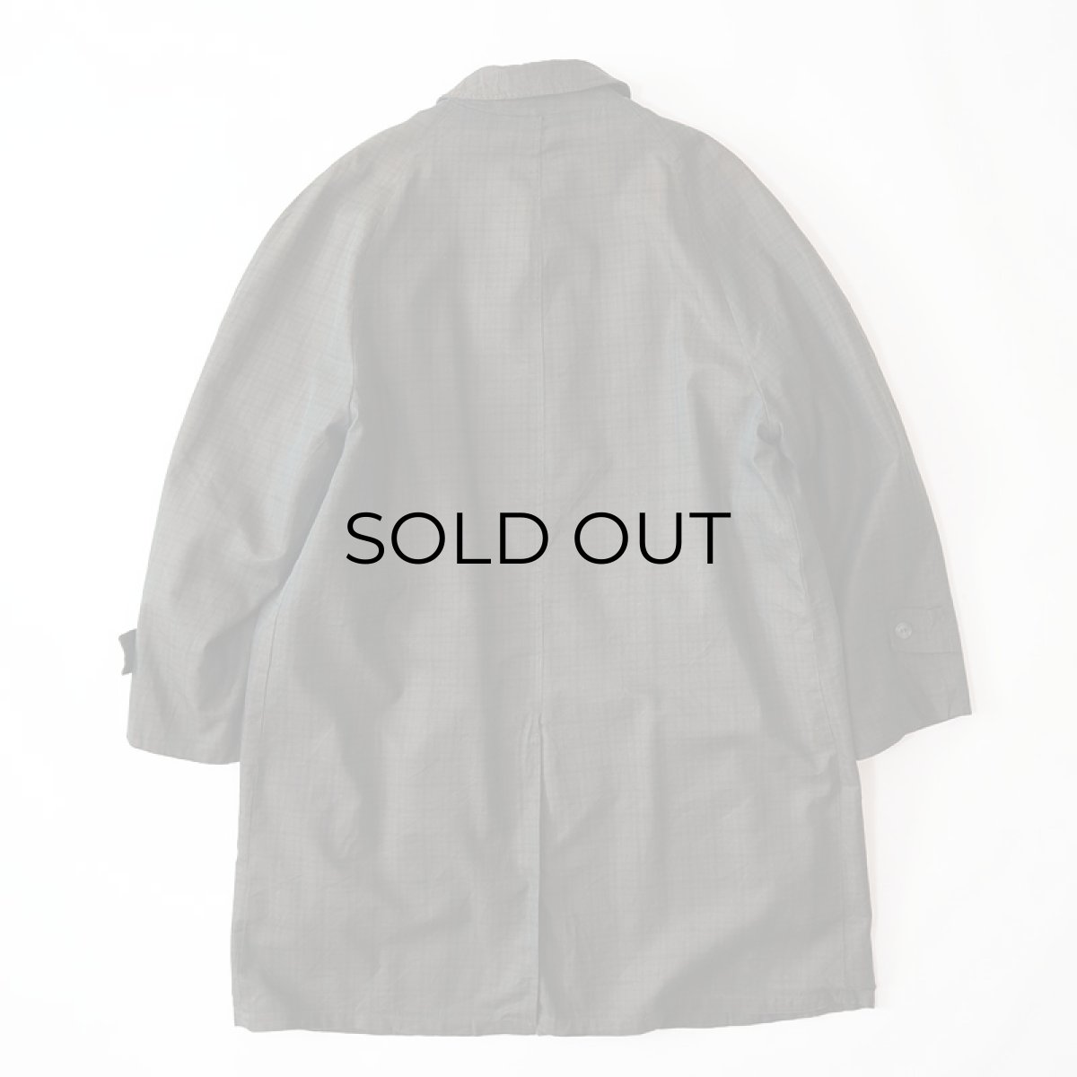 画像3: 〜60's UNKNOWN BRAND CHECK STAND FALL COLLAR COAT with BOA LINER (3)