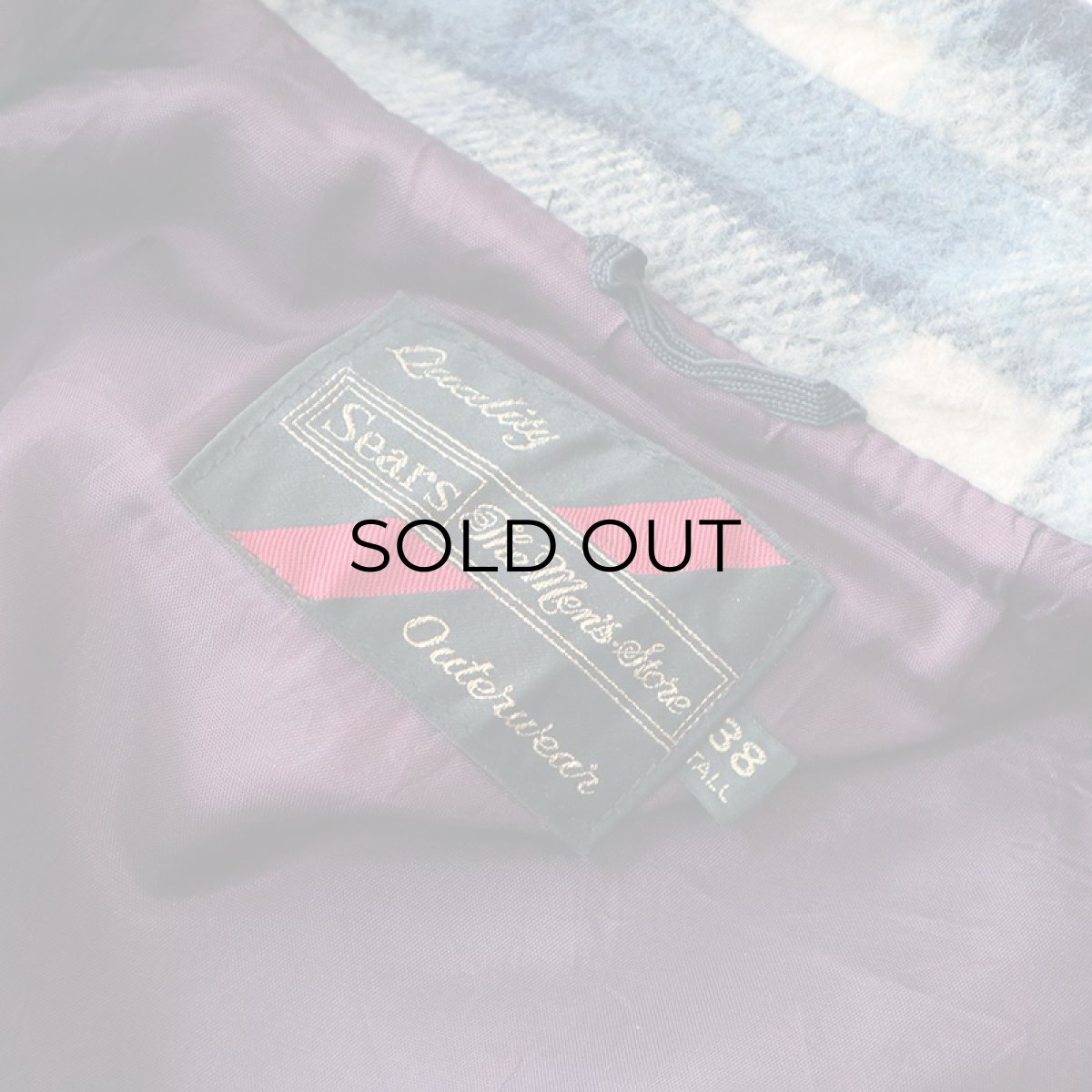 画像7: 70's Sears CHECK SPORTS JACKET (7)