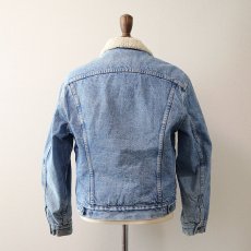 画像4: 70's Levi's 70605 DENIM BOA LINING TRUCKER JACKET (4)