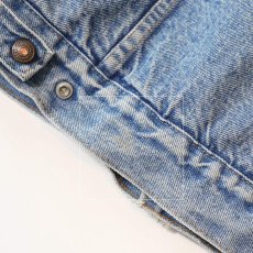 画像14: 70's Levi's 70605 DENIM BOA LINING TRUCKER JACKET (14)