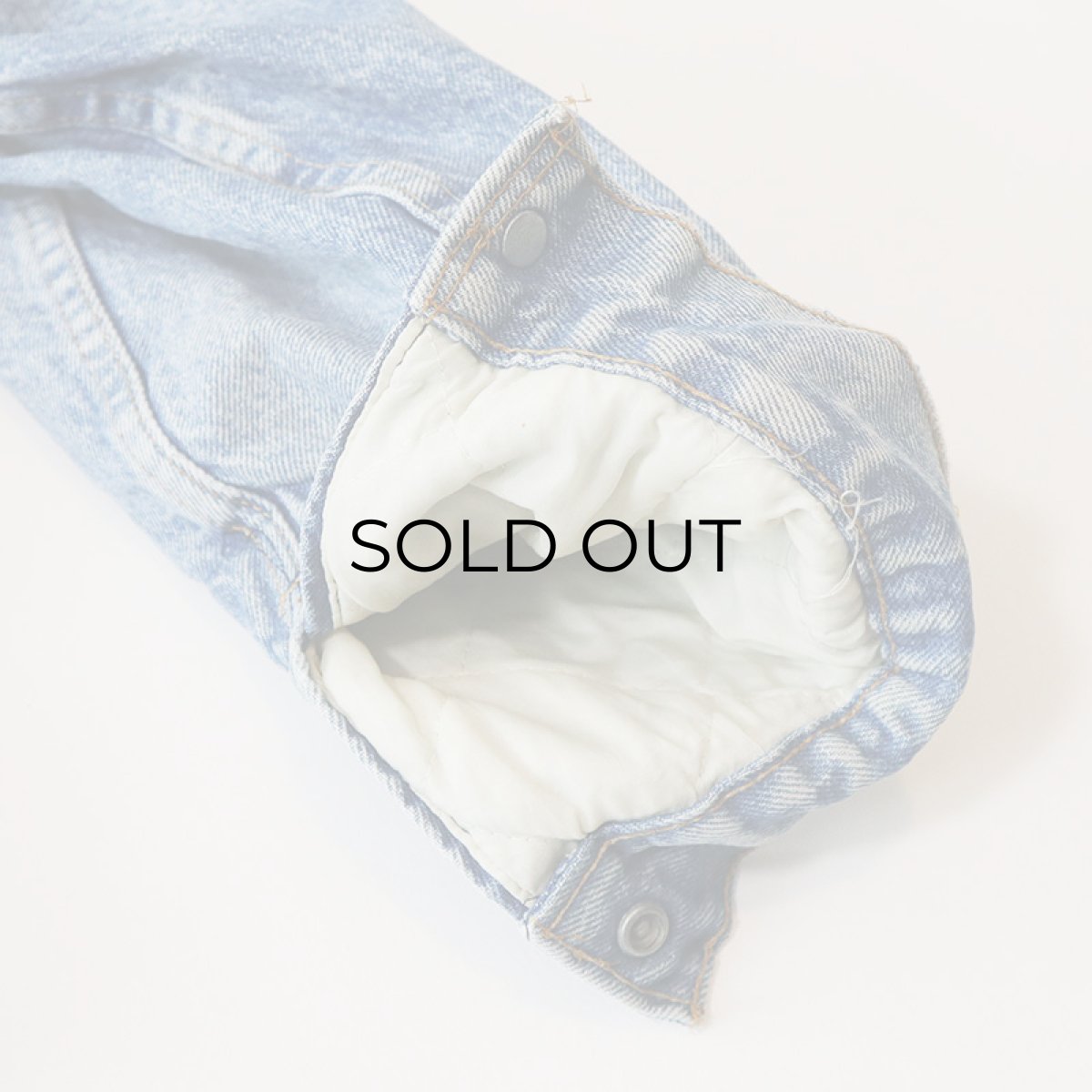 画像13: 70's Levi's 70605 DENIM BOA LINING TRUCKER JACKET (13)