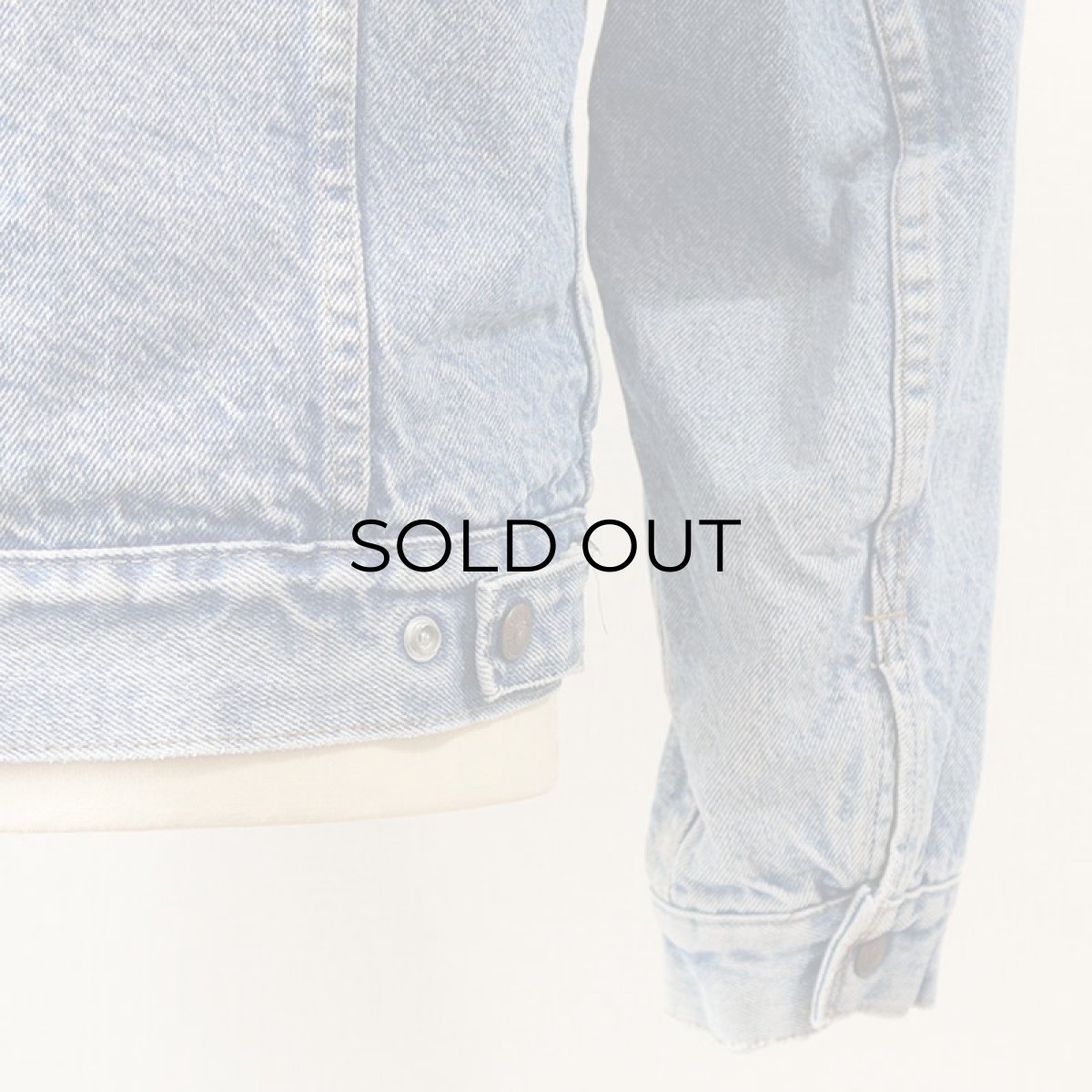 画像9: 70's Levi's 70605 DENIM BOA LINING TRUCKER JACKET (9)