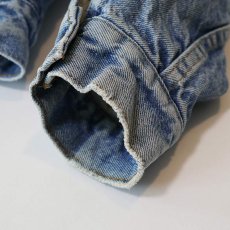 画像17: 70's Levi's 70605 DENIM BOA LINING TRUCKER JACKET (17)