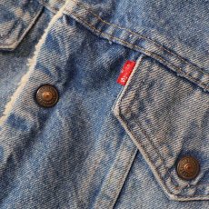 画像12: 70's Levi's 70605 DENIM BOA LINING TRUCKER JACKET (12)