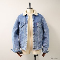 画像5: 70's Levi's 70605 DENIM BOA LINING TRUCKER JACKET (5)