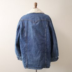 画像4: 70's Lee "STORM RIDER" DENIM BOA LINING RANCH COAT (4)