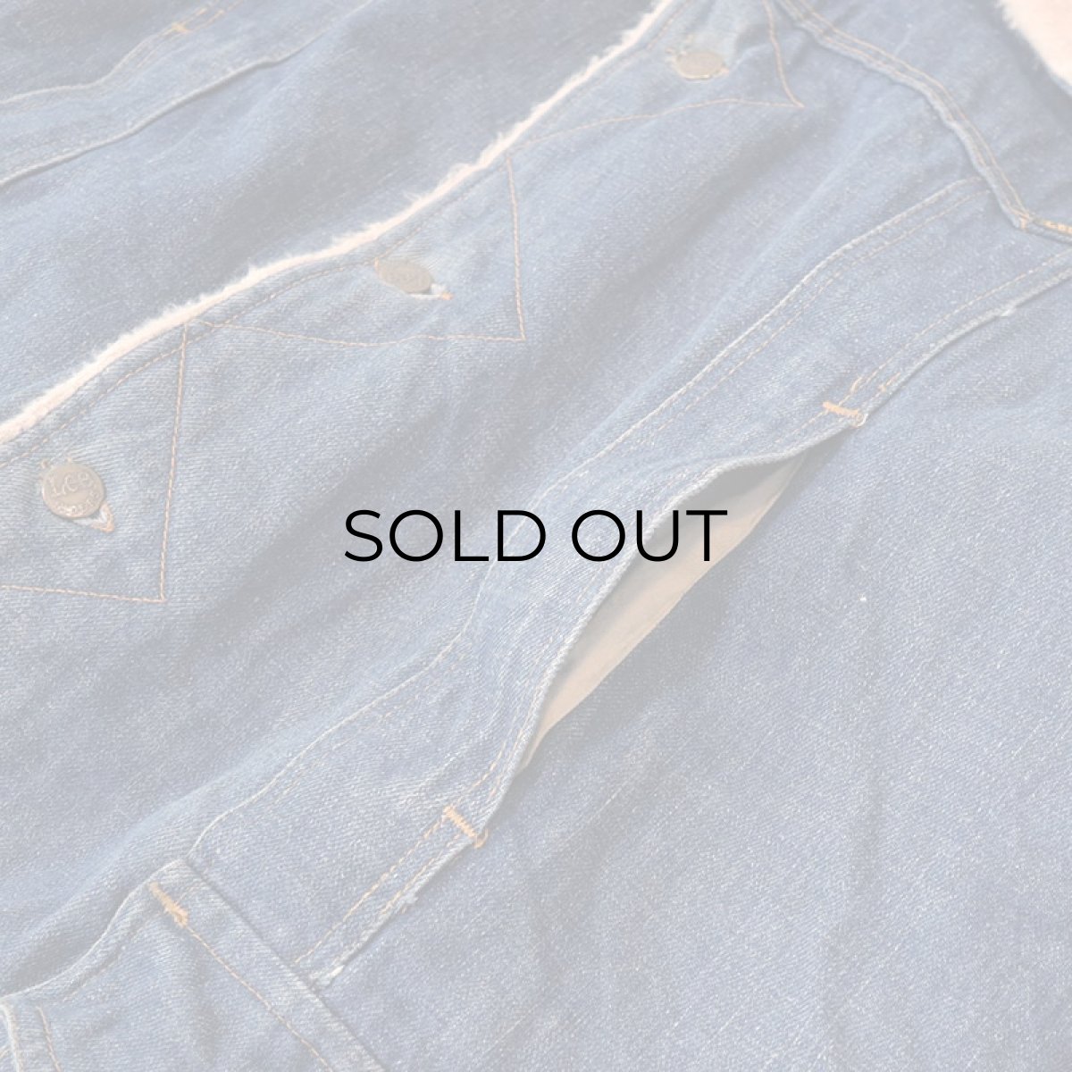 画像9: 70's Lee "STORM RIDER" DENIM BOA LINING RANCH COAT (9)