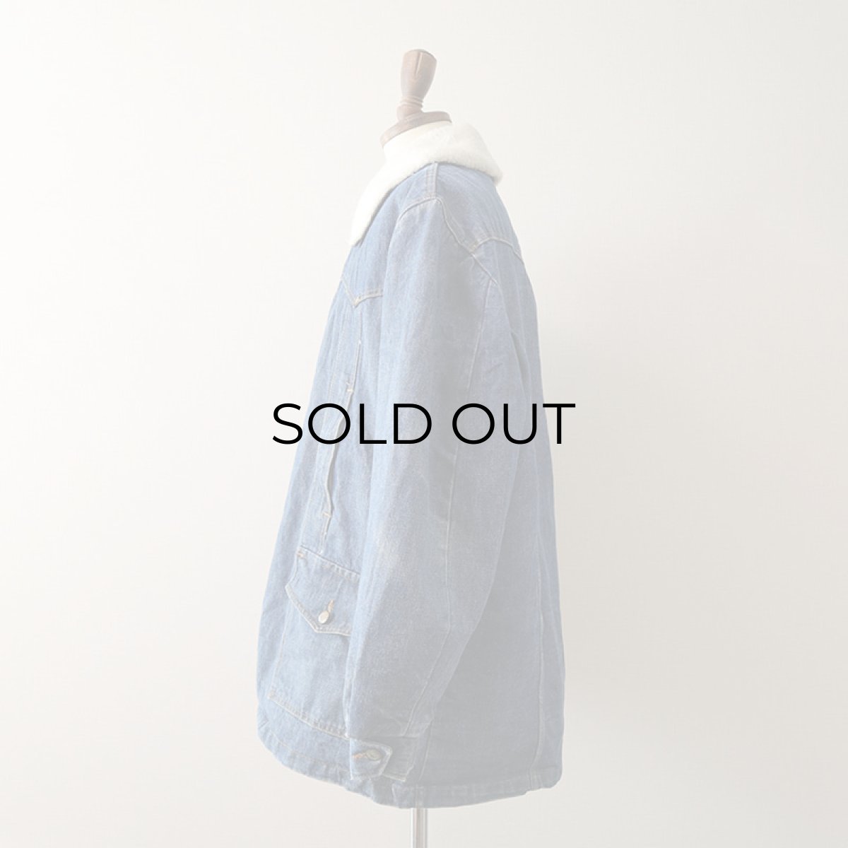 画像3: 70's Lee "STORM RIDER" DENIM BOA LINING RANCH COAT (3)