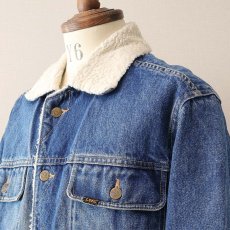画像5: 70's-80's Lee "STALKER JACKET" DENIM BOA LINING RANCH COAT (5)