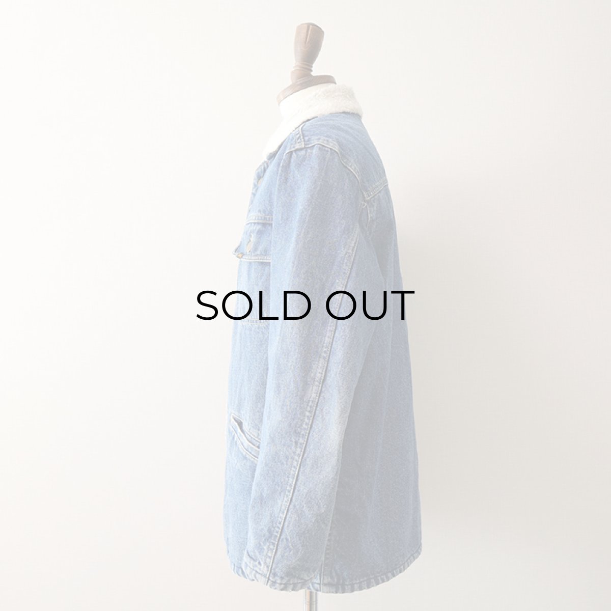 画像3: 70's-80's Lee "STALKER JACKET" DENIM BOA LINING RANCH COAT (3)