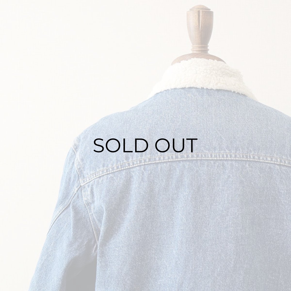 画像7: 70's-80's Lee "STALKER JACKET" DENIM BOA LINING RANCH COAT (7)