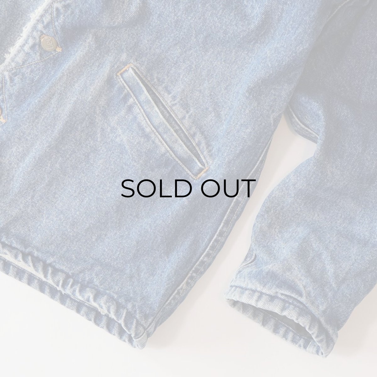 画像12: 70's-80's Lee "STALKER JACKET" DENIM BOA LINING RANCH COAT (12)