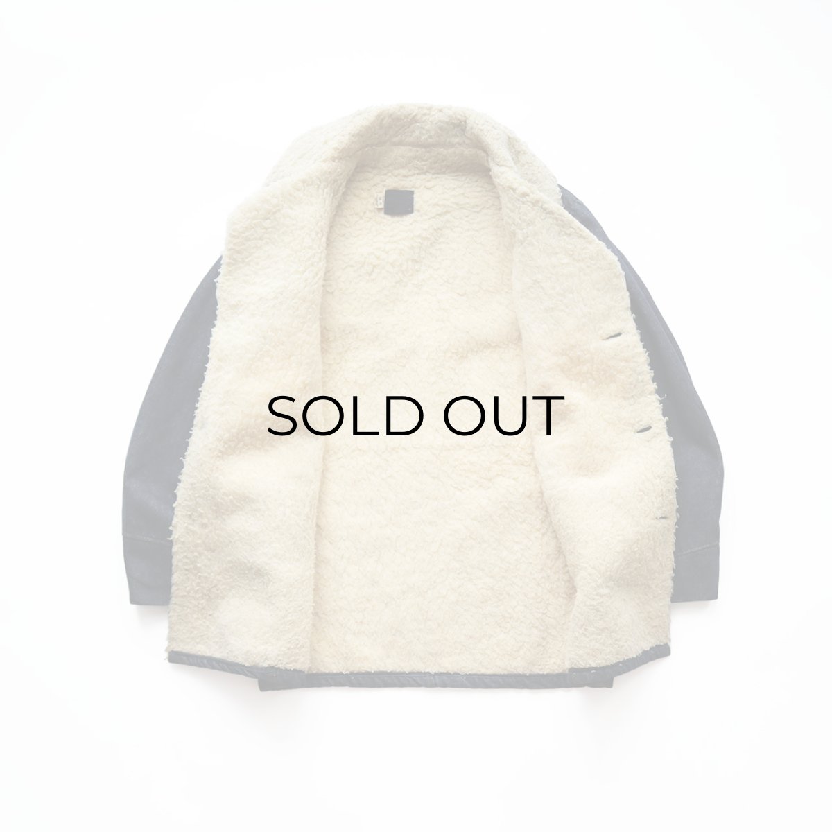 画像2: 70's ROEBUCKS DENIM BOA LINING RANCH COAT (2)