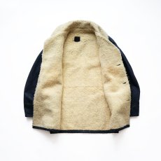 画像2: 70's ROEBUCKS DENIM BOA LINING RANCH COAT (2)