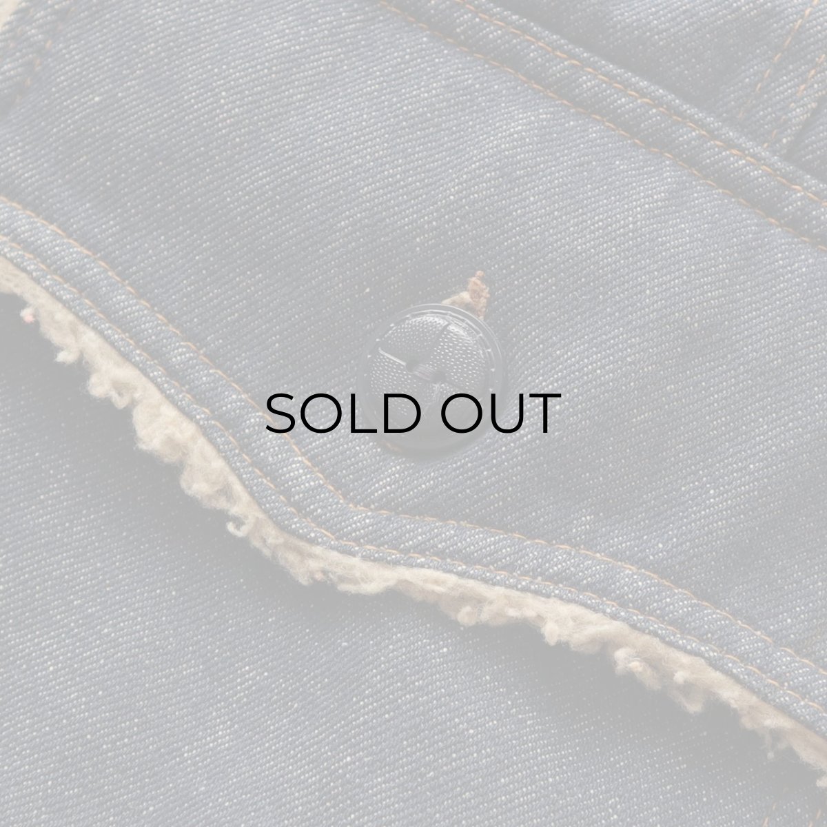 画像9: 70's ROEBUCKS DENIM BOA LINING RANCH COAT (9)