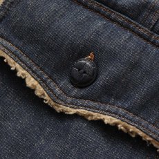 画像9: 70's ROEBUCKS DENIM BOA LINING RANCH COAT (9)