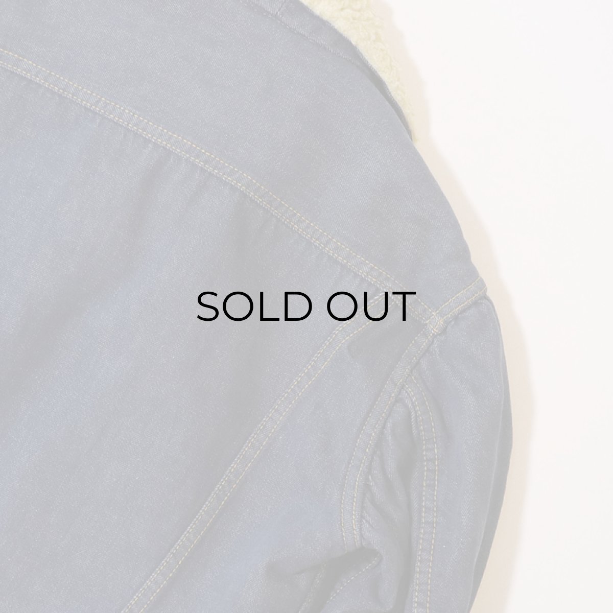 画像6: 70's ROEBUCKS DENIM BOA LINING TRUCKER JACKET (6)