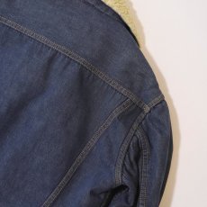 画像6: 70's ROEBUCKS DENIM BOA LINING TRUCKER JACKET (6)