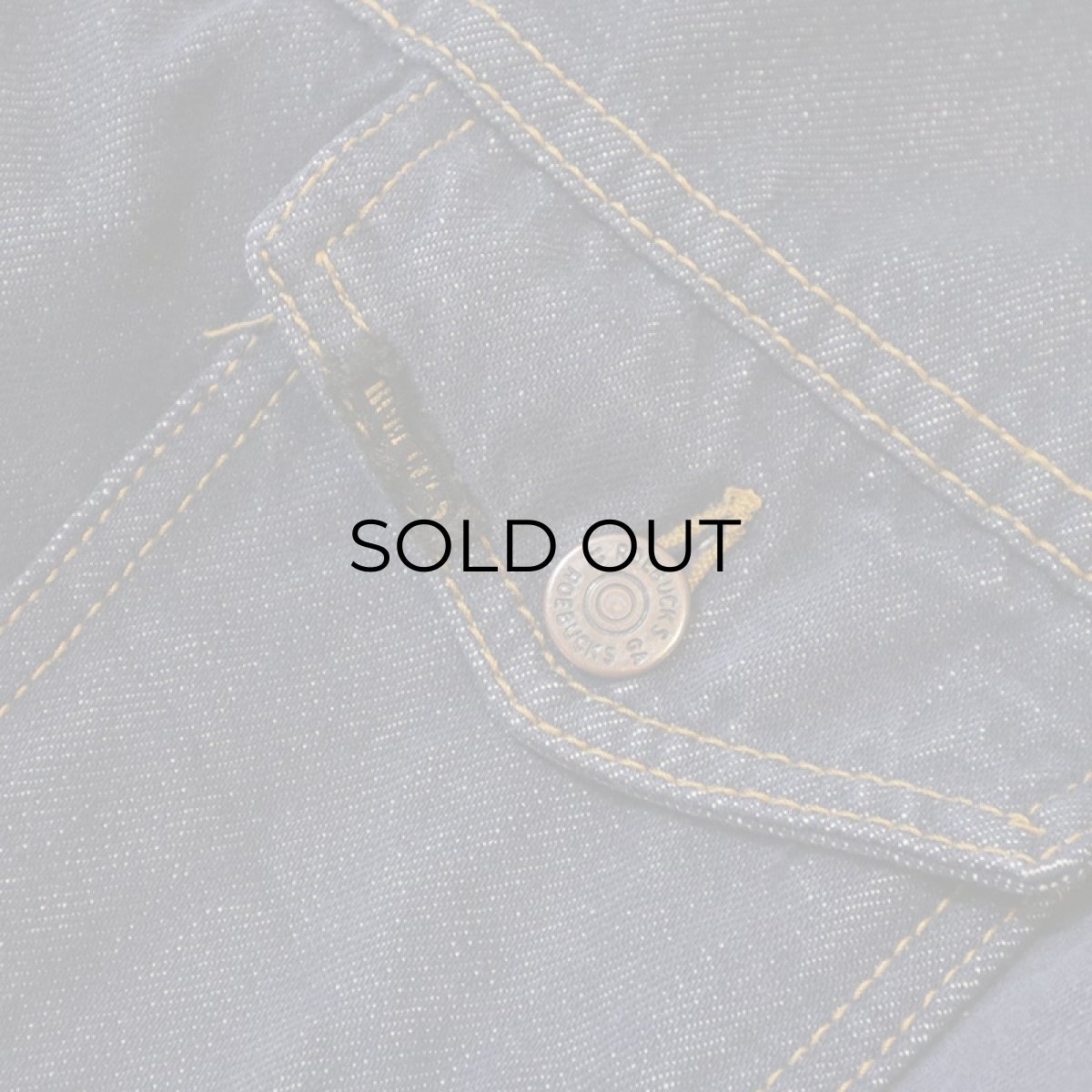 画像8: 70's ROEBUCKS DENIM BOA LINING TRUCKER JACKET (8)