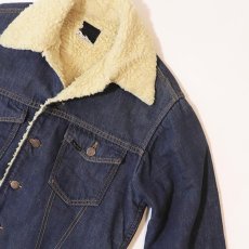 画像4: 70's ROEBUCKS DENIM BOA LINING TRUCKER JACKET (4)