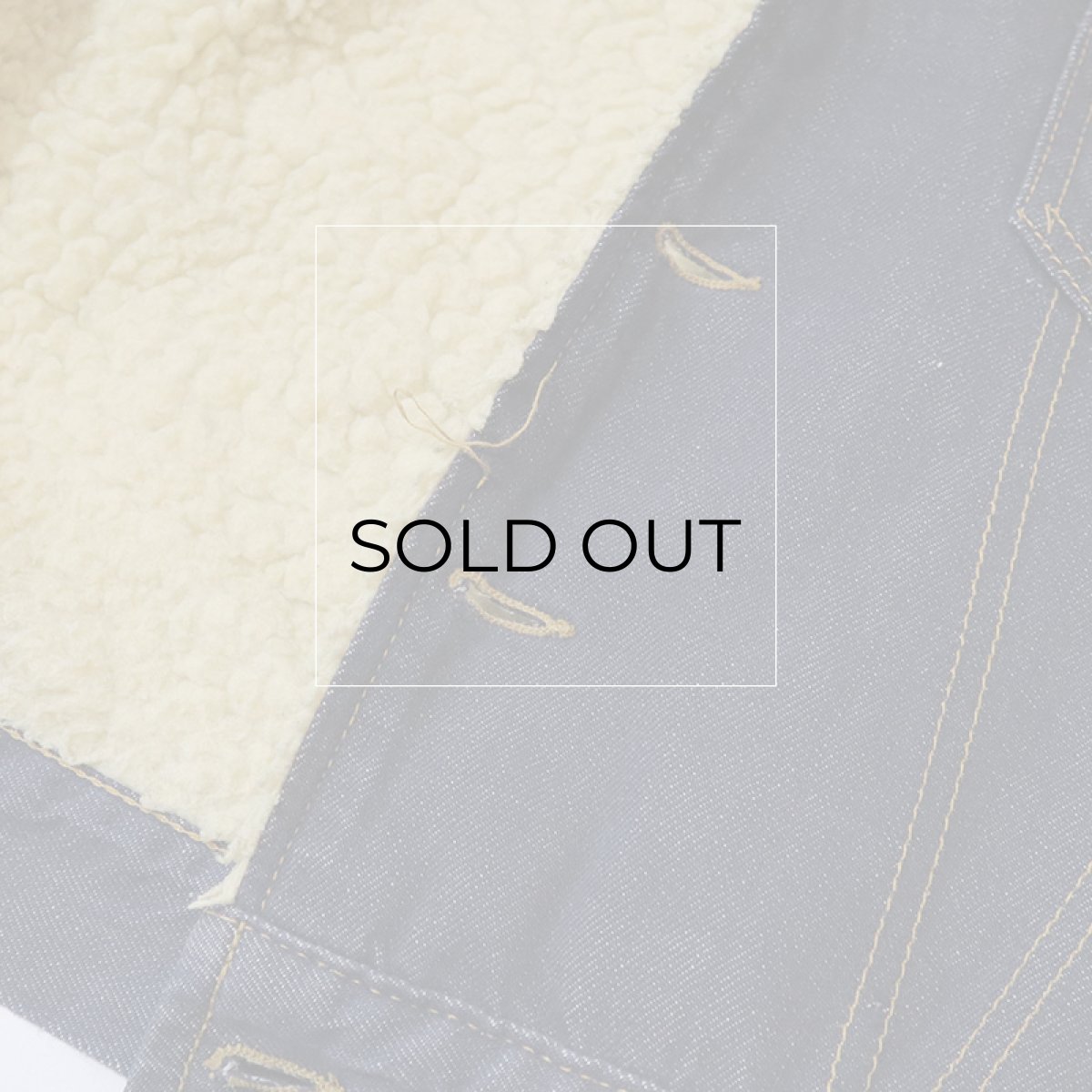 画像10: 70's ROEBUCKS DENIM BOA LINING TRUCKER JACKET (10)