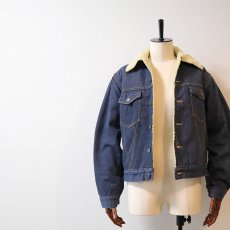 画像12: 70's ROEBUCKS DENIM BOA LINING TRUCKER JACKET (12)