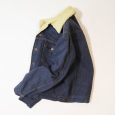 画像2: 70's ROEBUCKS DENIM BOA LINING TRUCKER JACKET (2)