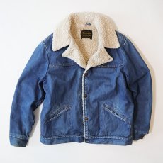 画像1: 70's WRANGLER "WRANGE COAT" DENIM BOA LINING RANCH JACKET (1)