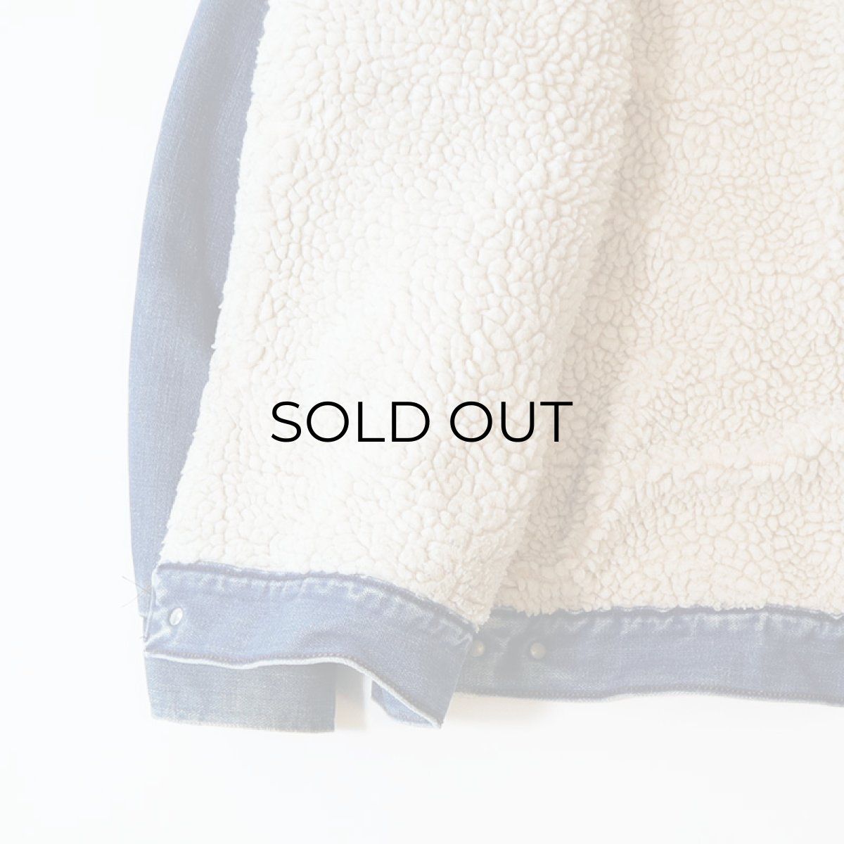 画像6: 70's WRANGLER "WRANGE COAT" DENIM BOA LINING RANCH JACKET (6)