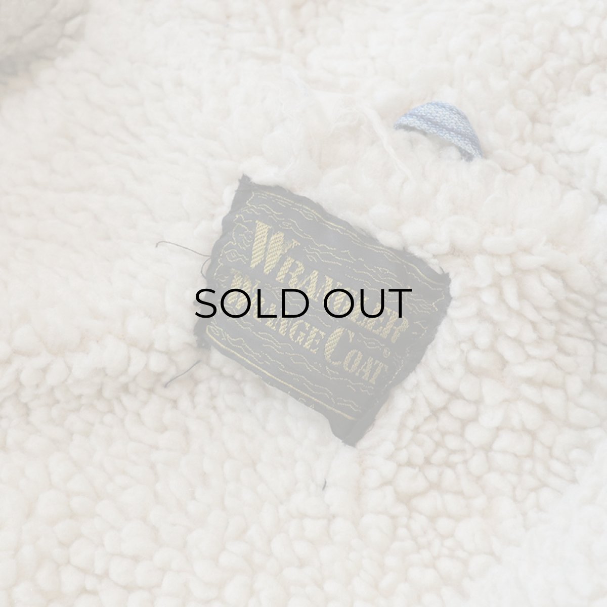 画像7: 70's WRANGLER "WRANGE COAT" DENIM BOA LINING RANCH JACKET (7)