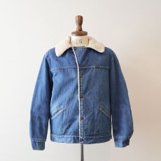 画像16: 70's WRANGLER "WRANGE COAT" DENIM BOA LINING RANCH JACKET (16)