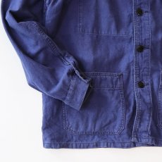 画像6: OLD UNKNOWN BRAND COTTON TWILL FRENCH WORK JACKET (6)