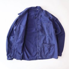 画像4: OLD UNKNOWN BRAND COTTON TWILL FRENCH WORK JACKET (4)