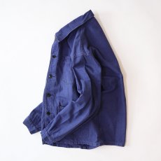 画像2: OLD UNKNOWN BRAND COTTON TWILL FRENCH WORK JACKET (2)