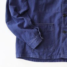 画像6: OLD UNKNOWN BRAND COTTON TWILL FRENCH WORK JACKET (6)