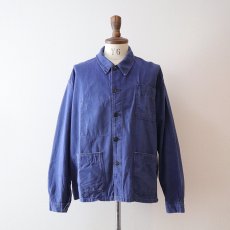 画像8: OLD UNKNOWN BRAND COTTON TWILL FRENCH WORK JACKET (8)