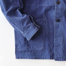 画像6: OLD FRENCH MILITARY COTTON TWILL WORK JACKET (6)