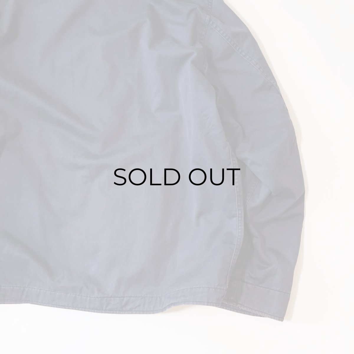 画像7: 70's US NAVY COTTON SATEEN UTILITY JACKET 【Size : 46R】 (7)