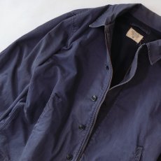 画像4: 70's US NAVY COTTON SATEEN UTILITY JACKET 【Size : 46R】 (4)