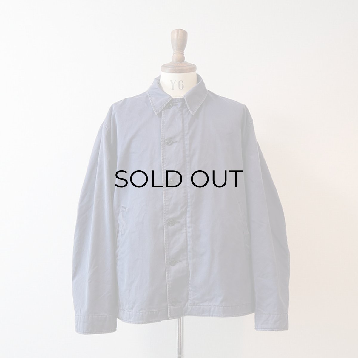 画像13: 70's US NAVY COTTON SATEEN UTILITY JACKET 【Size : 46R】 (13)