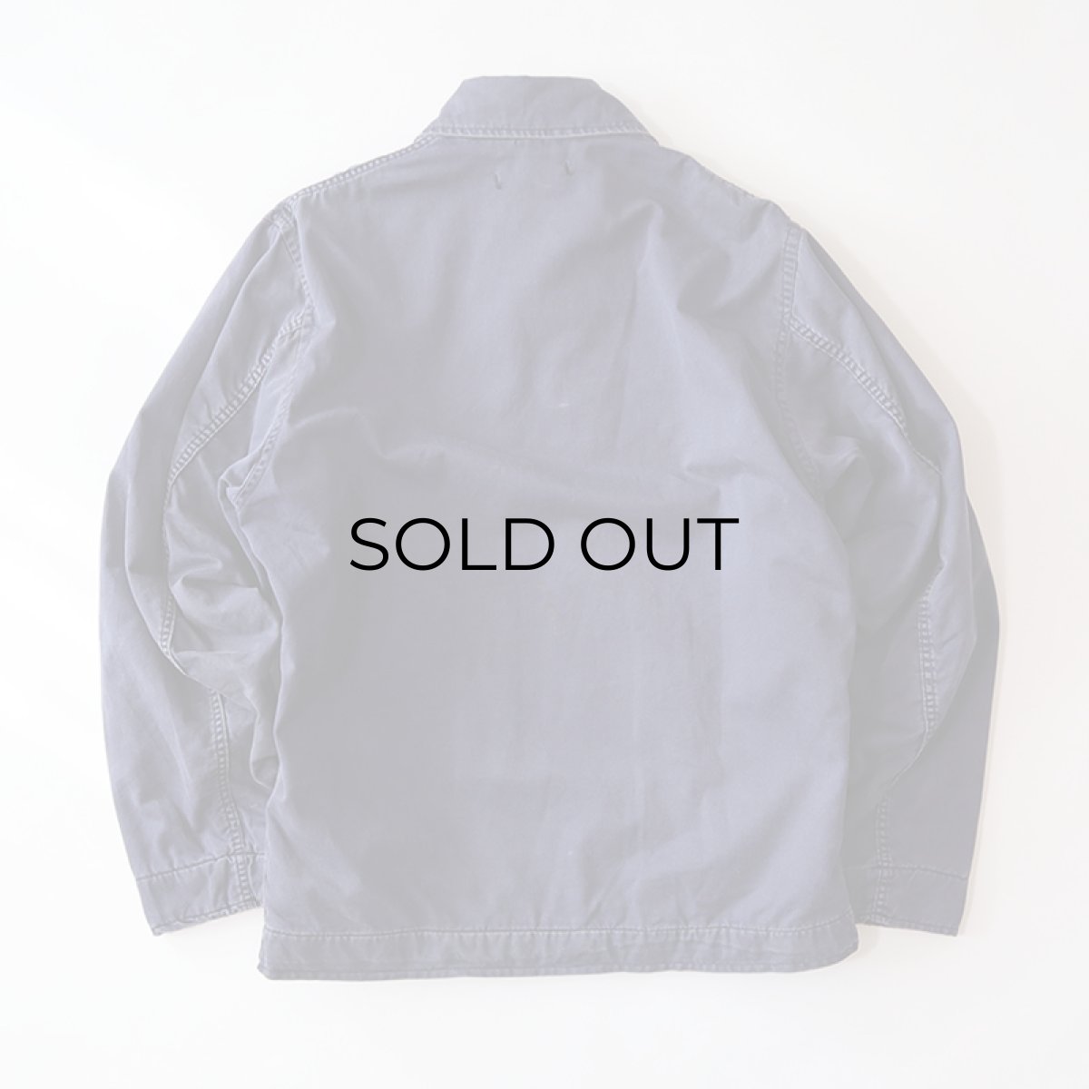 画像3: 〜70's US NAVY COTTON SATEEN UTILITY JACKET 【Size : 36R】 (3)